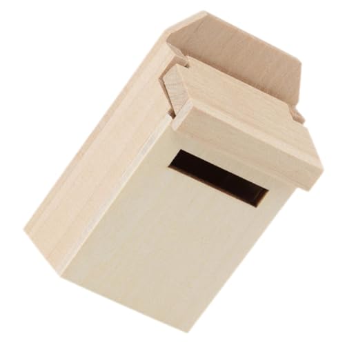 Vaguelly Kasten Mini-Möbelmodell für kinderspielzeug Toys spielsachen hühner mach es mini Puppe Miniaturholz -Postfach Mini-Mailbox-Modell Birke Vaguelly Kasten Mini-Möbelmodell für kinderspielzeug Toys spielsachen hühner mach es mini Puppe Miniaturholz -Postfach Mini-Mailbox-Modell Birke von Vaguelly