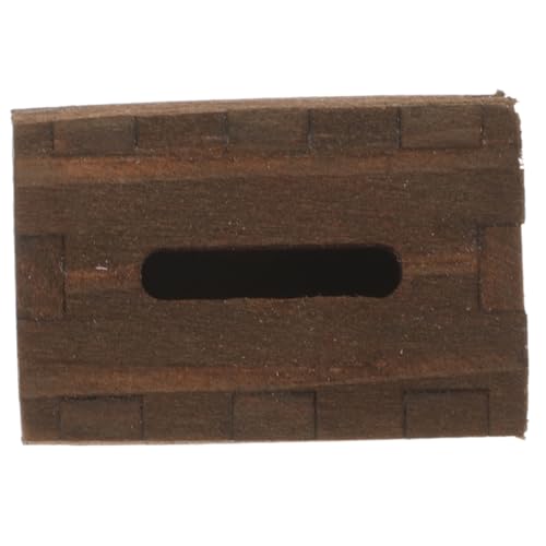 Vaguelly Kasten Puppenhausmöbel holzspielzeug interaktives puppenhauszubehör Puppenhaus Accessoires Taschentuchhalter-Modell Miniatur-Puppenhaus- hölzern Brown Vaguelly Kasten Puppenhausmöbel holzspielzeug interaktives puppenhauszubehör Puppenhaus Accessoires Taschentuchhalter-Modell Miniatur-Puppenhaus- hölzern Brown von Vaguelly
