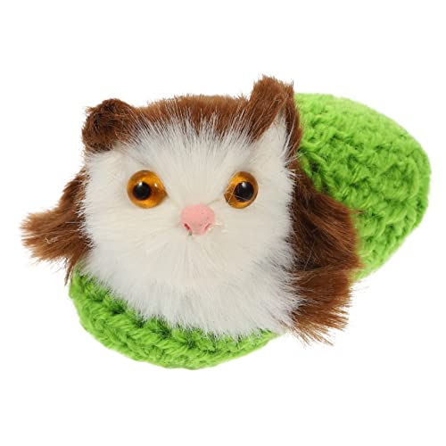 Vaguelly Katzenschmuck Kuscheltier Animal Figures Katzen spielzeugkatze katzrnzubehör Ding Feendekoration Funky Plüsch katzenspielzeug Miniaturmodell Katzenfigur Garn Green Vaguelly Katzenschmuck Kuscheltier Animal Figures Katzen spielzeugkatze katzrnzubehör Ding Feendekoration Funky Plüsch katzenspielzeug Miniaturmodell Katzenfigur Garn Green von Vaguelly