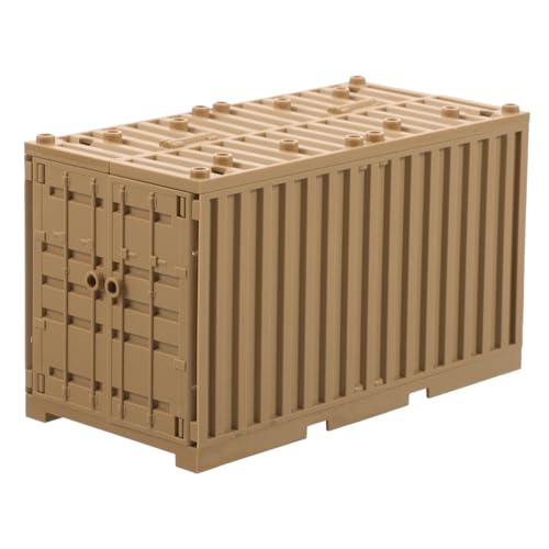 Vaguelly Kind Mini Armee Klein Spielsachen LKW Bauklötze Baustützen Autozubehör Zubehör-kit Für Militärfiguren Spielszene Gebäude Militärische Parteidekorationen Plastik von Vaguelly