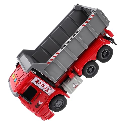 Vaguelly Kinderbagger Baufahrzeuge LKW Baufahrzeuge Verschleißfest Kinderspielzeug Spielzeugauto Baufahrzeuge LKW Kunststoff Rot von Vaguelly
