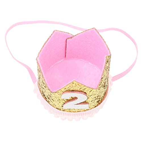 Vaguelly Kinderkrone Stirnband Geburtstag Kopfschmuck Geburtstagsparty Zubehör Dekorative Krone Stirnband Geburtstagskrone Klassenzimmer Krone Hut Jungen Krone Die Krone Party Zubehör von Vaguelly