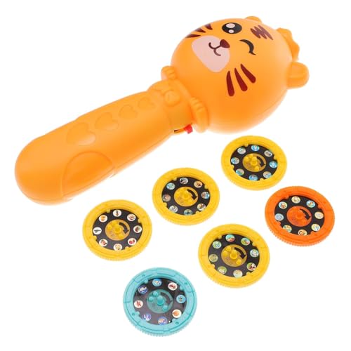 Vaguelly Kinderprojektor Taschenlampe mit Tierprojektionen Kreativer Lernspielzeug für Junge Mädchen Beruhigendes Nachtlicht und Frühe Bildung Langlebiges von Vaguelly