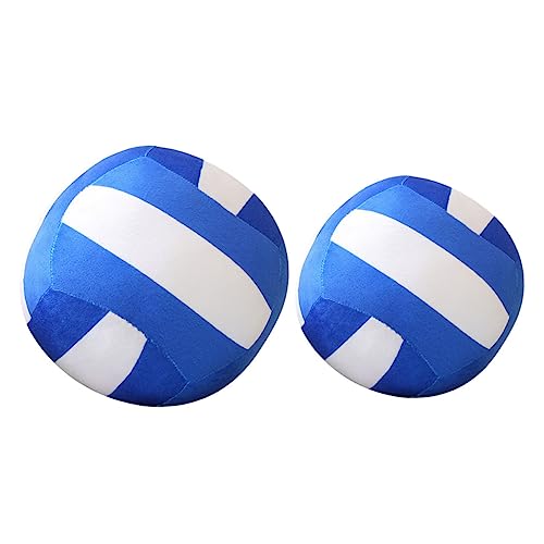 Vaguelly Kinderspielzeug 2 Stück Volleyball Plüschtier Stoffjunge Füllung Volleyballzubehör von Vaguelly
