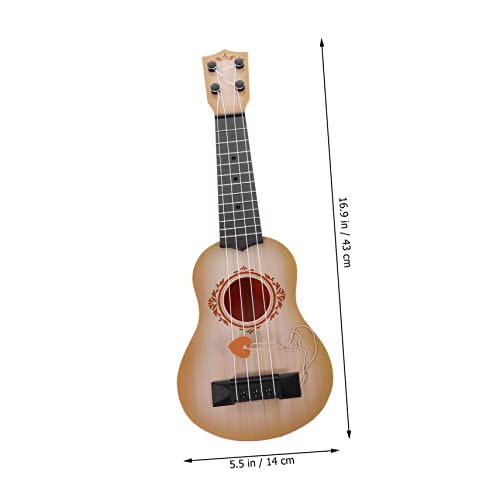 Vaguelly Kinderspielzeug Ukulele Leichtes Tragbares Musikspielzeug für Anfänger Jungen Mädchen Pädagogisches Musikinstrument Leuchtender Lernspielzeug und Geburtstagsgeschenk von Vaguelly