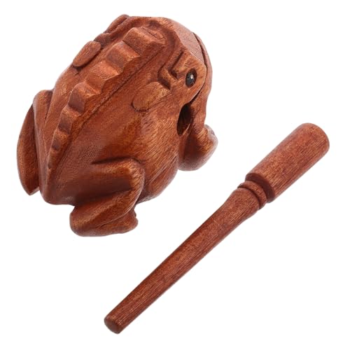 Vaguelly Klangspielzeug Holzinstrumente Kleines Tier Musikinstrument Aus Holz Mini-musikinstrumente Pädagogisches Musikalisches Frosch Musikinstrument Hölzern Light Brown Vaguelly Klangspielzeug Holzinstrumente Kleines Tier Musikinstrument Aus Holz Mini-musikinstrumente Pädagogisches Musikalisches Frosch Musikinstrument Hölzern Light Brown von Vaguelly