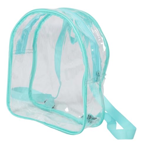Vaguelly Klarer Aufbewahrungssack für Puppen Kleiner Transparenter Rucksack aus PVC Organizer für Baumwollpuppen und Plüschtiere Reisen und Outdoor Nutzung von Vaguelly