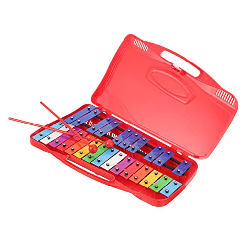Vaguelly Klavier aus Aluminium Glockenspiel für Xylophon für Erwachsene -Xylophon kinderinstrumente musikinstrumente -Xylophon Xylophon für Eisenbleche rot Vaguelly Klavier aus Aluminium Glockenspiel für Xylophon für Erwachsene -Xylophon kinderinstrumente musikinstrumente -Xylophon Xylophon für Eisenbleche rot von Vaguelly