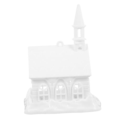 Vaguelly Kleine Hausdekoration Weihnachtsdeko Weihnachtsdekoration Weihnachtsdekoration Weihnachtsdekoration Schnee Kleine Häuser Kleine Modelldekorationen Mini Modell Ornamente von Vaguelly
