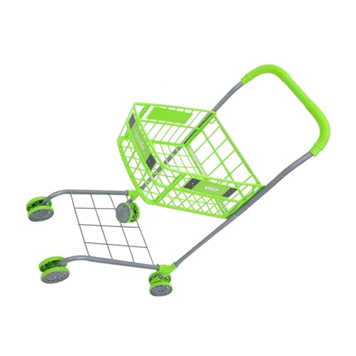Vaguelly Kleiner Einkaufswagen aus Metall für Shopping Trolley mit Sicherem Design und Buntem Cartoon Aussehen für Rollenspiele und Spaß für Altersgruppen Vaguelly Kleiner Einkaufswagen aus Metall für Shopping Trolley mit Sicherem Design und Buntem Cartoon Aussehen für Rollenspiele und Spaß für Altersgruppen von Vaguelly
