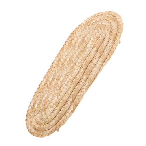 Vaguelly Kleiner Hut Foto-Requisite Puppenaugen Dekoration Mini-Strohhut- Kleine Hüte Zum Basteln Gewebter Bastelhut Entzückender Hutschmuck Miniatur Winzige Hüte Bastelhut Weben Gras von Vaguelly