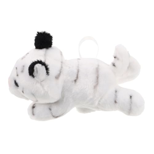 Vaguelly Kleiner Tiger Plüsch Gefülltes Tier Puppe Entzückende Cartoon Tiger Form Schulterpuppe Für Dschungelparty Bevorzugt Realistische Stofftiere Sammlung von Vaguelly