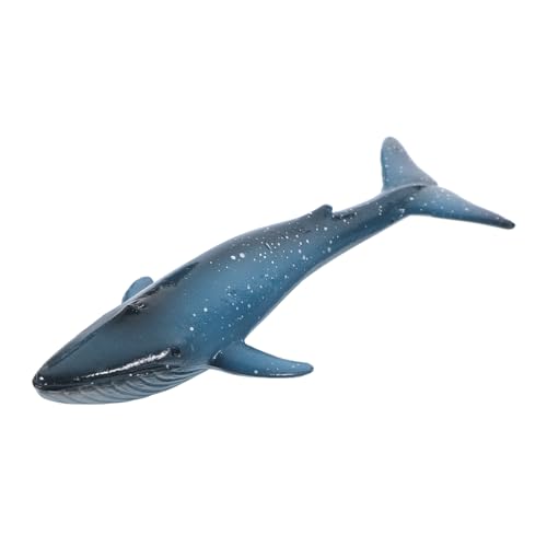 Vaguelly Kleinkinder Blau Meerestiermodell Kleine Walstatue Kleine Walfigur Wal- Plastik Blue von Vaguelly