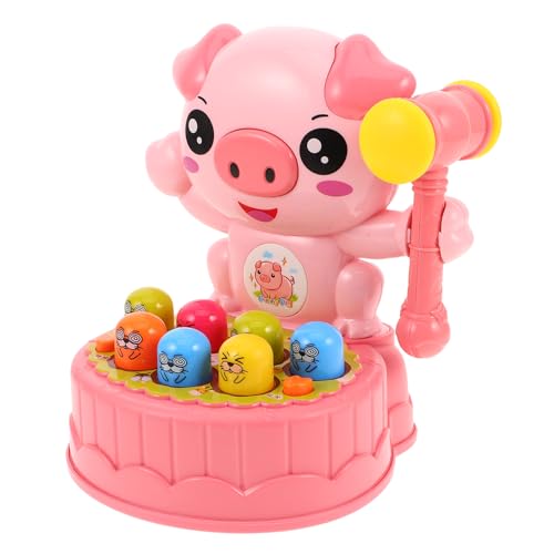 Vaguelly Kleinkindspielzeug: Alter 2–4, Whack-a-Pig-Spiel, interaktives Frühlern-Geburtstagsgeschenk, Schlagspiel für Kleinkinder, Mädchen, Jungen von Vaguelly