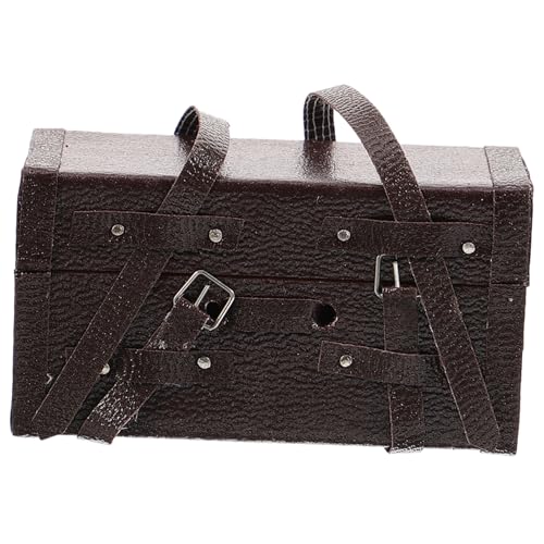 Vaguelly Miniatur Vintage Koffer Zubehör Spielzeug Koffer Für Deko Accessoire Für Kreative Szenen von Vaguelly
