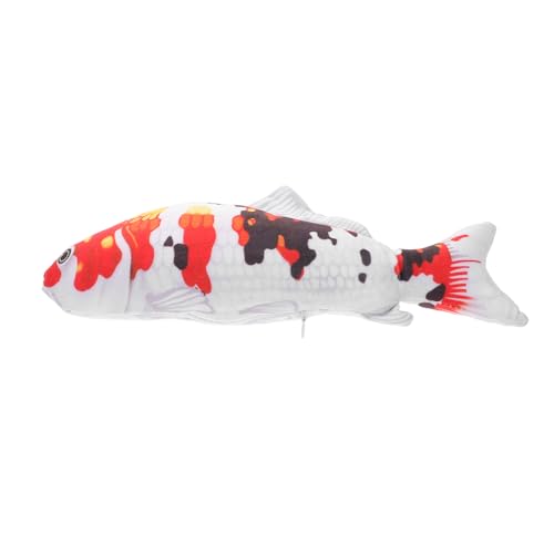 Vaguelly Koi Fisch Plüschkissen Lebensechtes Stofftier Weiches Kuscheltier für Dekoratives Kissen mit Bunten Mustern für Jungen Vaguelly Koi Fisch Plüschkissen Lebensechtes Stofftier Weiches Kuscheltier für Dekoratives Kissen mit Bunten Mustern für Jungen von Vaguelly