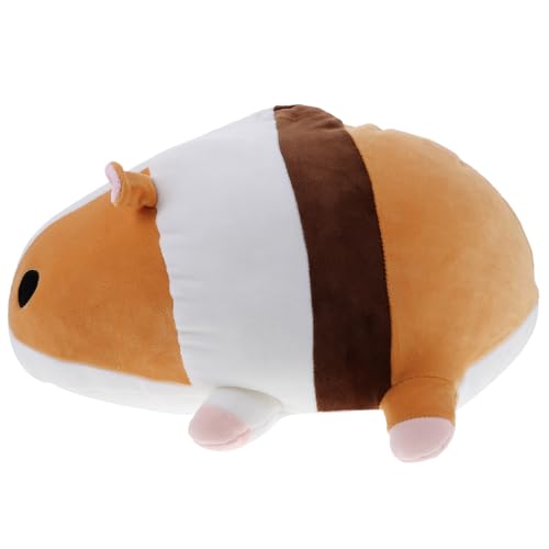 Vaguelly Kopfkissen Plüschspielzeug Hamsterkissen tierisches Halloween Decoration für Toys ausgestopftes Hamsterspielzeug Tiere Plüschtier Stoff Yellow Vaguelly Kopfkissen Plüschspielzeug Hamsterkissen tierisches Halloween Decoration für Toys ausgestopftes Hamsterspielzeug Tiere Plüschtier Stoff Yellow von Vaguelly