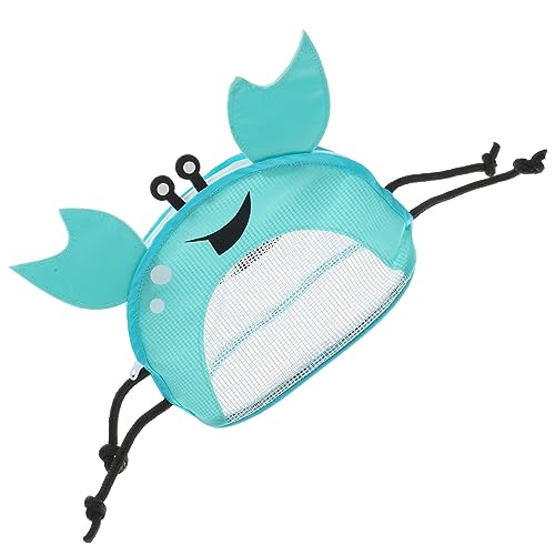 Vaguelly Krabben-Strandtasche Strandtasche Beach Bag Strandtasche mit Schultergurt Strandeimer große Strandtasche Muschelsack für Strandspielzeug Sammelbeutel PVC Sky-Blue Vaguelly Krabben-Strandtasche Strandtasche Beach Bag Strandtasche mit Schultergurt Strandeimer große Strandtasche Muschelsack für Strandspielzeug Sammelbeutel PVC Sky-Blue von Vaguelly