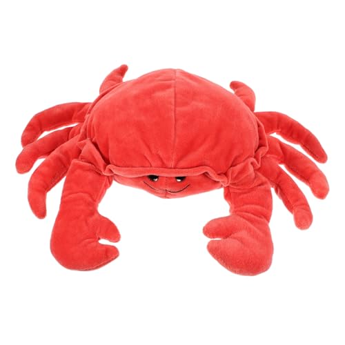 Vaguelly Krabbenpuppe interaktives golemancer playmobilhauser pucktuch spielsachen Simulation Tiermodell tierisches Handpuppenspielzeug Tiere PP Baumwolle von Vaguelly
