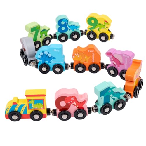 Vaguelly Niedliche Holzzüge Für Kleinkinder Tiereisenbahn-Set Spielzeug Dinosaurier Zahlen Pädagogisches Spielzeug Vaguelly Niedliche Holzzüge Für Kleinkinder Tiereisenbahn-Set Spielzeug Dinosaurier Zahlen Pädagogisches Spielzeug von Vaguelly