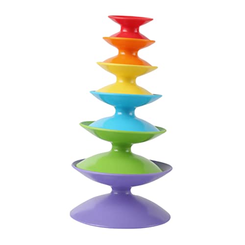 Vaguelly Spielzeug Zur Kognitiven Entwicklung Stapelspiel Rotierender Regenbogen Für Jungen Und Mädchen Vaguelly Spielzeug Zur Kognitiven Entwicklung Stapelspiel Rotierender Regenbogen Für Jungen Und Mädchen von Vaguelly