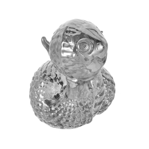 Vaguelly Niedliche Cartoon-mini-schlangenfigur Glasschlangenstatue Chinesisches Sternzeichen Schlangenjahr Schlangenornament von Vaguelly