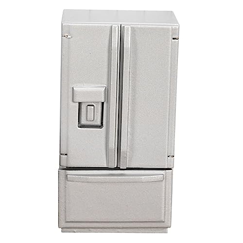 Vaguelly Kühlschrankmodell Puppenhausmöbel Kleiner Kühlschrank Für Spielzeughaus Mini Mini Möbelmodell Mini Kühlschrankspielzeug Mini Kühlschrankspielzeug von Vaguelly