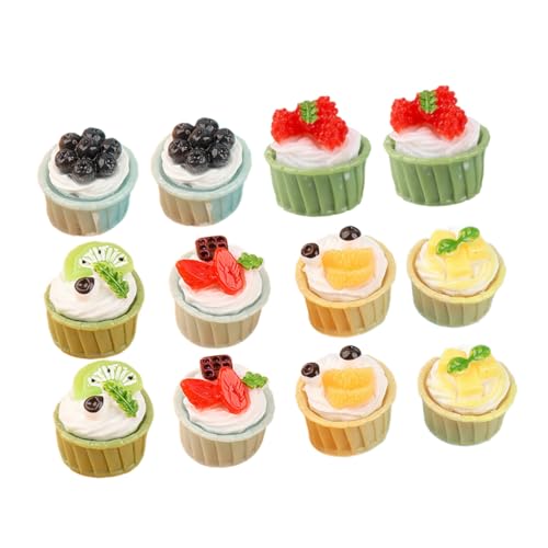Vaguelly 12 Stück Künstlicher Kleiner Kuchen Realistische Dessert-Requisiten Kunstkuchen- Für Geschäft Laden Zuhause Vaguelly 12 Stück Künstlicher Kleiner Kuchen Realistische Dessert-Requisiten Kunstkuchen- Für Geschäft Laden Zuhause von Vaguelly