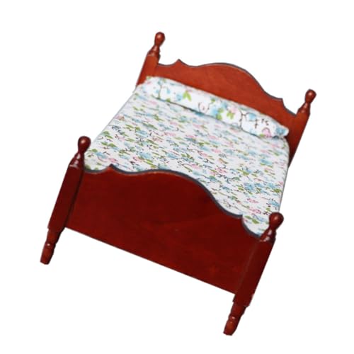 Vaguelly Künstliches Bett Etagenbett Miniaturmodell Puppenhaus Minibett Mini Hausbett Miniaturmöbel Für Kleines Ornament Kleine Hausmöbel Mini Hausmöbel Holz von Vaguelly