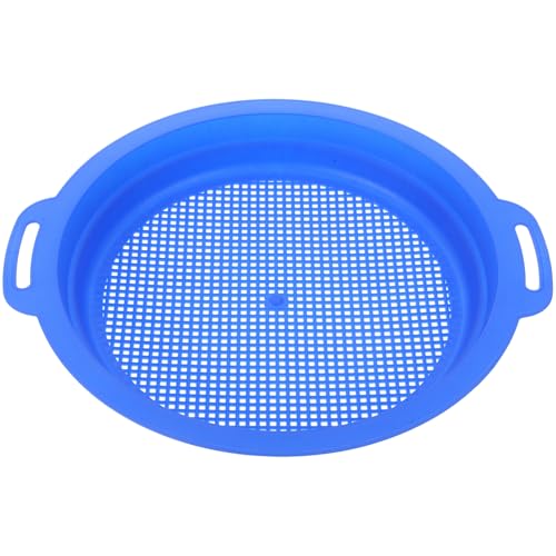 Vaguelly Kunststoffschirm Sandsieb Sand Siebpfanne Siebe Für Den Strand Sandspielzeug Handspielzeug Für Sandfilter Strandspielzeug Für Kinderspielzeug Plastik Blue Vaguelly Kunststoffschirm Sandsieb Sand Siebpfanne Siebe Für Den Strand Sandspielzeug Handspielzeug Für Sandfilter Strandspielzeug Für Kinderspielzeug Plastik Blue von Vaguelly