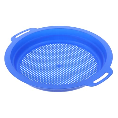 Vaguelly Kunststoffschirm sandspielzeug strandspielzeug Strand Sandspielzeug Kind sandspielzeug Beach Accessories Sandsieb für Strände tragbares Sandsieb Plastik Blue Vaguelly Kunststoffschirm sandspielzeug strandspielzeug Strand Sandspielzeug Kind sandspielzeug Beach Accessories Sandsieb für Strände tragbares Sandsieb Plastik Blue von Vaguelly