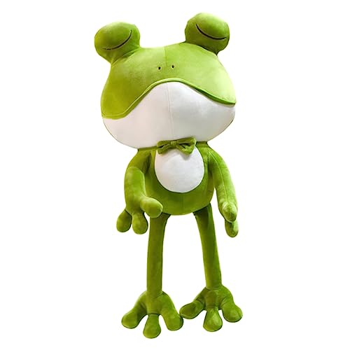 Vaguelly Kuscheliger Frosch Plüschspielzeug Süßes Stofftier für für Mädchen Lustiges Kissen mit Cartoon Design für Spiel und Entspannung Vaguelly Kuscheliger Frosch Plüschspielzeug Süßes Stofftier für für Mädchen Lustiges Kissen mit Cartoon Design für Spiel und Entspannung von Vaguelly