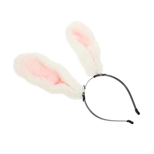 Vaguelly Kuscheliger Halloween Hasenohren Haarreif Weiches Plüsch Stirnband Bequemes Bunny Ear Headwear für Karneval Cosplay und Partys Leichtes Atmungsaktives Design in Weiß Vaguelly Kuscheliger Halloween Hasenohren Haarreif Weiches Plüsch Stirnband Bequemes Bunny Ear Headwear für Karneval Cosplay und Partys Leichtes Atmungsaktives Design in Weiß von Vaguelly