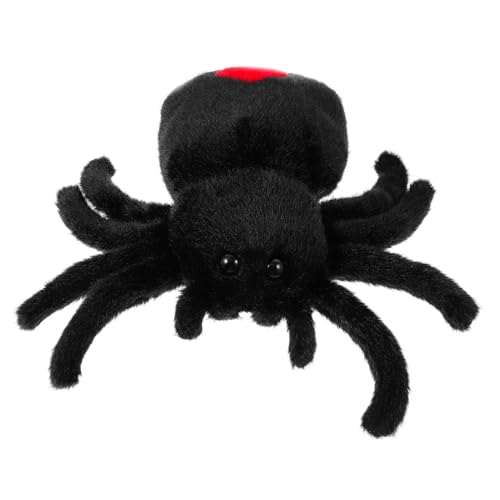 Vaguelly Kuscheliges Weiches Plüsch Spinnentier als Halloween Deko und Partyspielzeug Großer Schwarzer Stoffspinne für Multifunktionales und Geschenkspielzeug Vaguelly Kuscheliges Weiches Plüsch Spinnentier als Halloween Deko und Partyspielzeug Großer Schwarzer Stoffspinne für Multifunktionales und Geschenkspielzeug von Vaguelly
