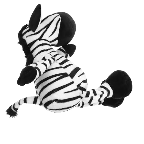 Vaguelly Kuscheliges Zebra Plüschtier Weiches Stofftier für Dekoration und Perfektes für Jungen und Mädchen Süßes Accessoire für Kinderzimmer von Vaguelly