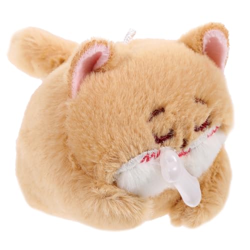 Vaguelly Kuscheltier Hund mit Wedelndem Interaktive Plüschpuppe für Taschen Schlüssel oder Handys Niedliches Design als Anhänger Brauner Vaguelly Kuscheltier Hund mit Wedelndem Interaktive Plüschpuppe für Taschen Schlüssel oder Handys Niedliches Design als Anhänger Brauner von Vaguelly