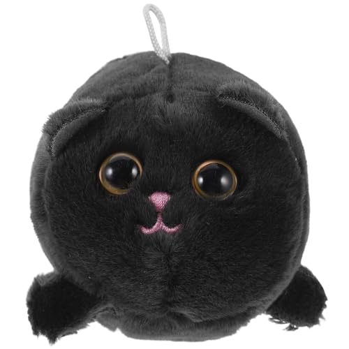 Vaguelly Kuscheltier Katze mit Wackelndem Niedliches Plüschspielzeug für Katzenliebhaber als Deko für Weichem Gefertigt Detailreich und Langlebig Vielseitig Einsetzbar für Bett Sofa und von Vaguelly