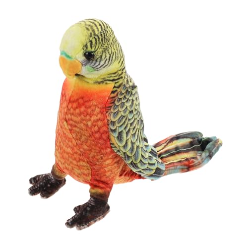 Vaguelly Kuscheltier Papagei Plüsch Vogel Realistisches Design für Dekoration für Zuhause zu Geburtstagen und Valentinstag Charmante Ara Papagei Figur von Vaguelly