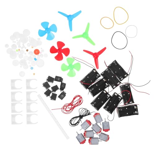 Vaguelly Lernspielzeug Für Lustiges Physik Experimentierset Mechanik Experimentierset Schaltkreise Lernspielzeug Mini Elektro Hobby Motorschaltkreis Experimentierblöcke von Vaguelly