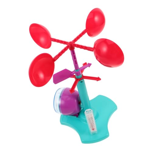 Vaguelly Lernspielzeug Technik Spielset Für Windanemometer Windbecher Anemometer Mit Richtungsanemometer Windrichtung Wissenschaftliches Kinderspielzeug Windturbinen von Vaguelly