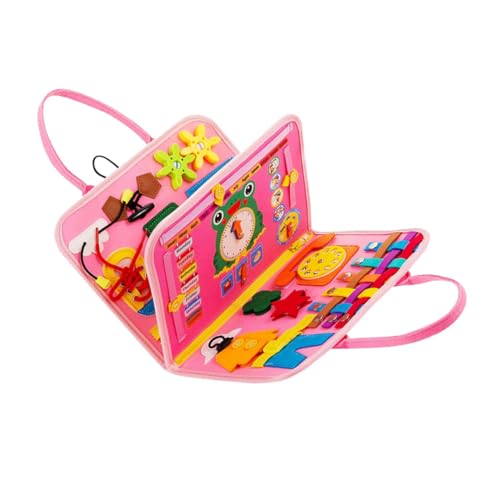 Vaguelly Lerntafel aus Filz kinderbeschäftigung für kleinkinderspielzeug kinderga dexte spielzeuge Kinderaccessoire Feinmotorik- für 1 Jahr Stoff Rosa Vaguelly Lerntafel aus Filz kinderbeschäftigung für kleinkinderspielzeug kinderga dexte spielzeuge Kinderaccessoire Feinmotorik- für 1 Jahr Stoff Rosa von Vaguelly