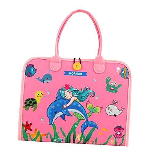 Vaguelly Lerntafel aus Filz kinderbeschäftigung für spielsachen für Educational Toys spielzeuge Kinderversorgung versorgen Kinderzubehör Stoff Rosa von Vaguelly