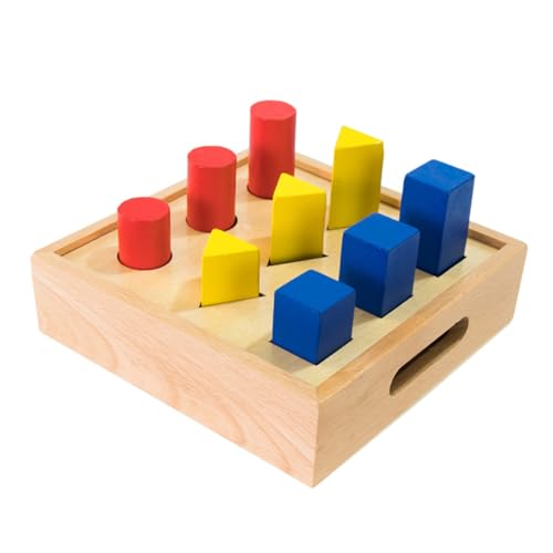 Vaguelly Geometrie-säulenspielzeug Für Jungen Und Mädchen Holzbausteine Lernspielzeug-Set Für Jungen Und Mädchen Vaguelly Geometrie-säulenspielzeug Für Jungen Und Mädchen Holzbausteine Lernspielzeug-Set Für Jungen Und Mädchen von Vaguelly