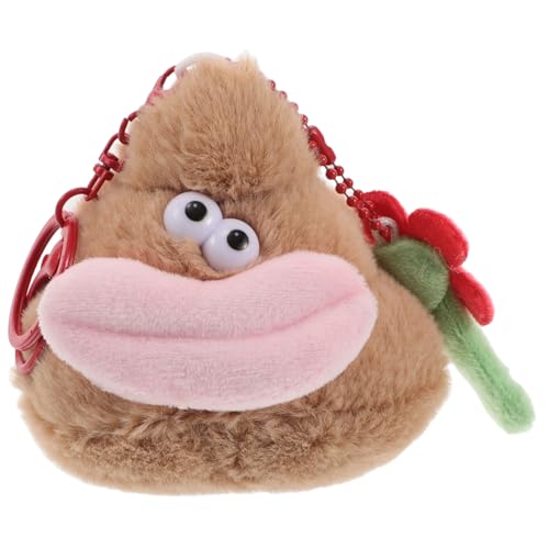 Vaguelly Lustiger Plüsch-schlüsselanhänger Puppen-Charm Schlüsselanhänger Für Schultasche Rucksack Und Taschendekoration von Vaguelly