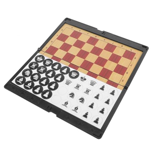 Vaguelly Magnetisches Faltbares Reiseschachset aus Kleines Tragbares Schachbrett mit Magnetischen Figuren für Erwachsene Kompakt für Unterwegs und Autofahrten Vaguelly Magnetisches Faltbares Reiseschachset aus Kleines Tragbares Schachbrett mit Magnetischen Figuren für Erwachsene Kompakt für Unterwegs und Autofahrten von Vaguelly