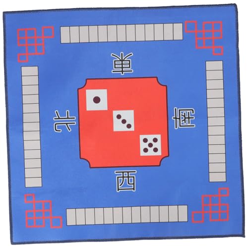 Vaguelly Mahjong-Tischmatte Unterlage Abdeckung Spielmatte Ort Mahjong-Matte für den Tisch Spieltischmatte Brettspiel-Tischmatte Mahjongg-Zubehör Tischmatte für Brettspiele Polyester Blau Vaguelly Mahjong-Tischmatte Unterlage Abdeckung Spielmatte Ort Mahjong-Matte für den Tisch Spieltischmatte Brettspiel-Tischmatte Mahjongg-Zubehör Tischmatte für Brettspiele Polyester Blau von Vaguelly