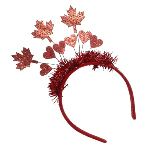 Vaguelly Maple Leaf Haarreifen Damen Tag Stirnband Party Haarschmuck Festliche Kopfbedeckung Zubehör Vaguelly Maple Leaf Haarreifen Damen Tag Stirnband Party Haarschmuck Festliche Kopfbedeckung Zubehör von Vaguelly