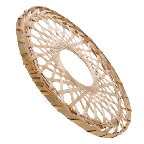 Vaguelly Masquerade Kostümhut mit Hohlem Design Dekorativer Bambus Vielseitiger Foto Requisit und Bühnenhut für Cosplay Halloween Mottoparty Einzigartiger Kopfschmuck von Vaguelly