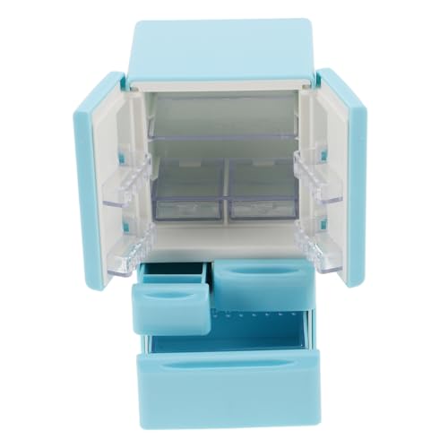 Vaguelly Maßstab Doppeltür Für Küchenszenen Puppenhaus Dekoration Und Küchenset Blaues Design Für Kreative Rollenspiele Und Display von Vaguelly