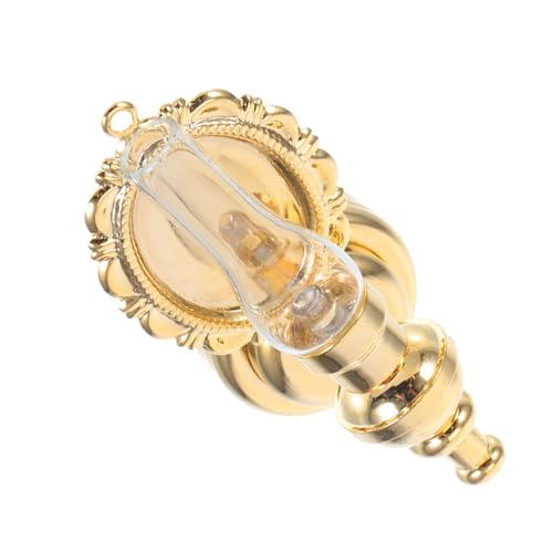 Vaguelly Maßstab Europäischer Stil Transparentes Lichtcover Warmes LED Licht Modellhaus Zubehör für Sammler und Bastler von Vaguelly